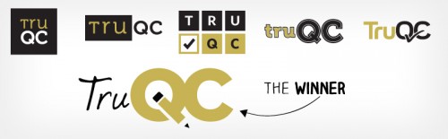 TruQC case study - logo design