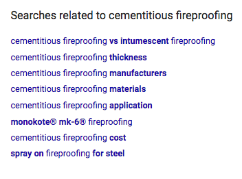 Related-searches-cementitious-fireproofing